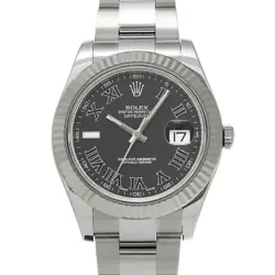 USED ROLEX DATEJUST II 116334 GRAY CASE: 41×41MM MEN'S WATCH #104115