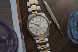 1981 ROLEX TWO TONE OYSTER PERPETUAL 1005 OYSTER BRACELET