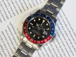 Rolex GMT-Master 1675 Gilt Dial 1966 Perfect Zinc Lume Very Clean Overall!