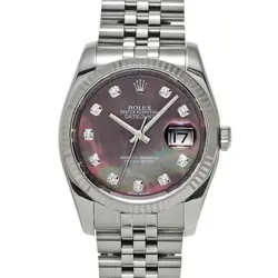 USED ROLEX DATEJUST 116234NG BLACK CASE: 36×36MM MEN'S WATCH #101015