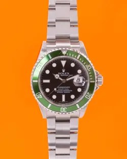 ROLEX SUBMARINER DATE 40MM 16610V KERMIT 2007