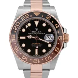 MINT 2023 ROLEX GMT-MASTER II 18K ROSE GOLD ROOT BEER BROWN 126711 CHNR 40MM BOX