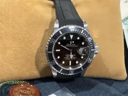 Rolex 16610 Oyster Perpetual Submariner  Used With Certificate Orig Box Tag