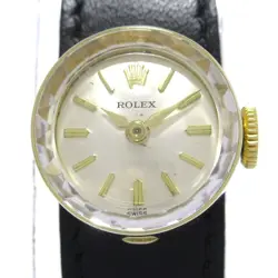 AUTH ROLEX CHAMELEON - SILVER WOMEN'S WRIST WATCH