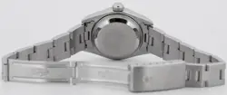 Ladies Rolex Date 26mm White Stainless Steel Oyster Roman Automatic Watch 69160