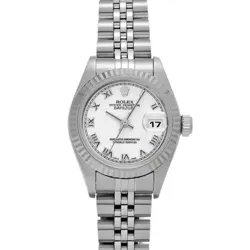 ROLEX DATEJUST 79174 WHITE WATCH 674174