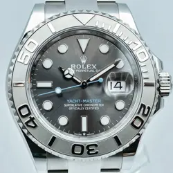 Auth•Rolex•Yacht-Master 40mm 126622 Rhodium Slate Gray Dial Oyster Men's Watch