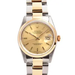 ROLEX DATEJUST T-SERIAL GOLD 16203 SS×750YG #033