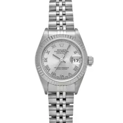 ROLEX DATEJUST 79174 SILVER WATCH 677630
