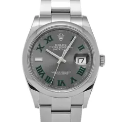 ROLEX DATEJUST 36 126200 SLATE WATCH 680335