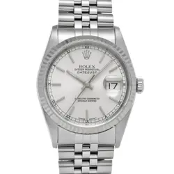 ROLEX DATEJUST 16234 SILVER WATCH 678031