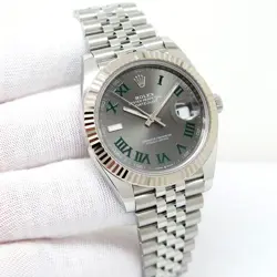 ROLEX 126334 DATEJUST 41 WITH SLATE ROMAN DIAL ON JUBILEE
