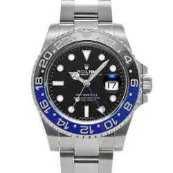USED ROLEX GMT MASTER II 116710BLNR BLACK CASE: 40×40MM MEN'S WATCH #107015
