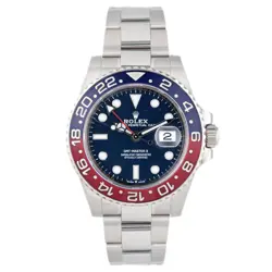 ROLEX GMT-MASTER II WHITE GOLD BLUE DIAL 40MM 126719BLRO FULL SET