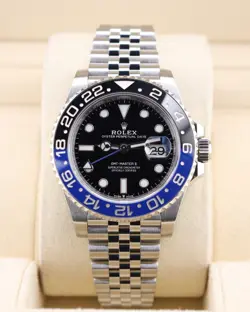 ROLEX GMT-MASTER II BATGIRL JUBILEE 126710BLNR FULL SET