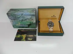 1991 ROLEX SS/18K GMT MASTER II 16713 