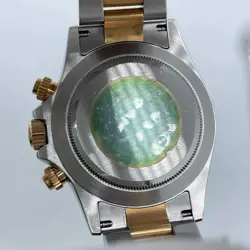2007 Rolex 116523 Daytona 40mm 18K Yellow Gold Steel Grey Sticks Dial Watch