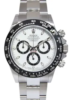ROLEX DAYTONA CHRONOGRAPH STEEL & CERAMIC WHITE DIAL 40MM WATCH B/P '22 116500