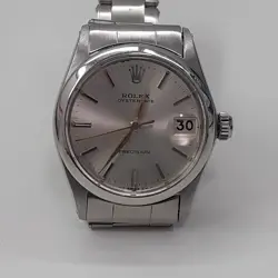 Rolex OysterDate Precision Midsize 31 mm Steel Manual Watch 6466 Circa 1966