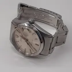 Rolex OysterDate Precision Midsize 31 mm Steel Manual Watch 6466 Circa 1966