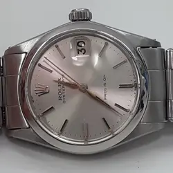 Rolex OysterDate Precision Midsize 31 mm Steel Manual Watch 6466 Circa 1966
