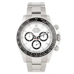 ROLEX COSMOGRAPH DAYTONA STAINLESS STEEL WHITE DIAL 40MM 126500LN FULL SET