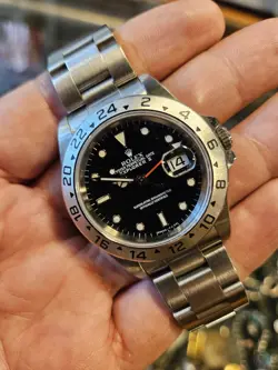 ROLEX EXPLORER 2 BLACK DIAL BOX AND PAPERS FROM 1997