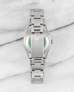Rolex Oyster Perpetual Date Ref 15200 90s Salmon Arabic Dial 34mm Case
