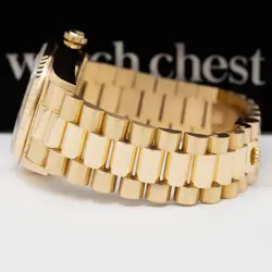 Rolex Day-Date 36 18038, Yellow Gold, Flat Champagne Diamond Dial, President ...