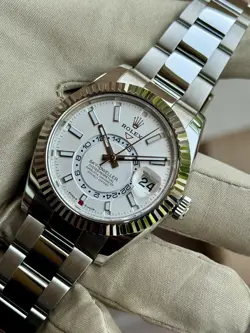 ROLEX SKY-DWELLER 42MM WHITE DIAL OYSTER 336934 COMPLETE SET 2024