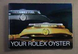 ROLEX BOOKLET 