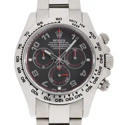 ROLEX COSMOGRAPH DAYTONA 116509 BLACK ARABIAN RANDOM NUMBER SECOND HAND MENS