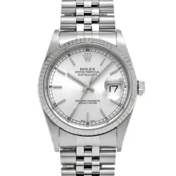 ROLEX DATEJUST 16234 SILVER WATCH 678477
