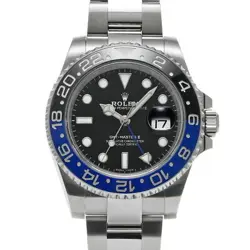 USED ROLEX GMT MASTER II 116710BLNR BLACK CASE: 40×40MM MEN'S WATCH #106015