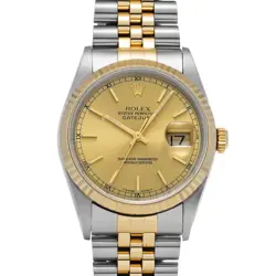 ROLEX DATEJUST 16233 CHAMPAGNE WATCH 678479