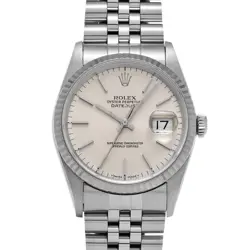 ROLEX DATEJUST 16234 SILVER WATCH 678023