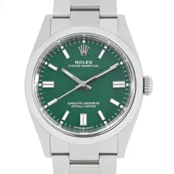 ROLEX 126000 OYSTER PERPETUAL 36MM GREEN DIAL STEEL