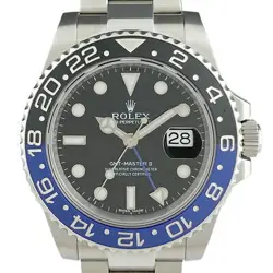 USED ROLEX GMT MASTER 2 116710BLNR BLACK CASE: 40MM MEN'S WATCH #1016015