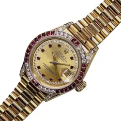 ROLEX DATEJUST 69038LR K18YG LADIES #OKW011
