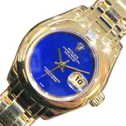 ROLEX PEARLMASTER LAPIS LAZULI DIAL 80328 K18YG LADIES #OKW008