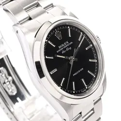 ROLEX Air King 14000 Watches / black Mechanical Automatic mens