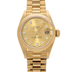 ROLEX DATEJUST 69178G CHAMPAGNE/DIAMOND WATCH 674847