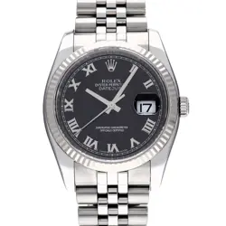 ROLEX DATEJUST 116234 BLACK WATCH 676816