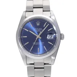 ROLEX OYSTER PERPETUAL DATE 15200 BLUE WATCH 680849