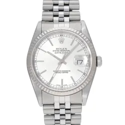 ROLEX DATEJUST 16234 SILVER WATCH 678488