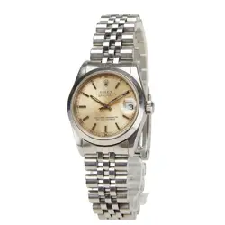 ROLEX DATEJUST 68240 STAINLESS STEEL WOMEN SILVER DIAL DATE ROUND AUTOMATIC