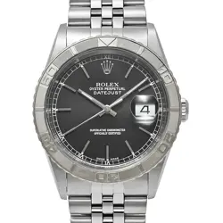 ROLEX DATEJUST THUNDERBIRD REF.16264 BLACK MEN'S WATCH USED