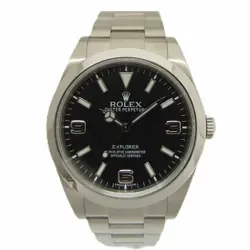 ROLEX EXPLORER I BLACK DIAL AUTOMATIC 214270