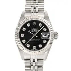 ROLEX DATEJUST WRISTWATCH 79174G Y SERIAL BLACK LADIES