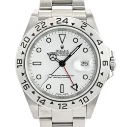 ROLEX EXPLORER 2 MEN'S WATCH 16570 K SERIES WHITE USED A GRADE
